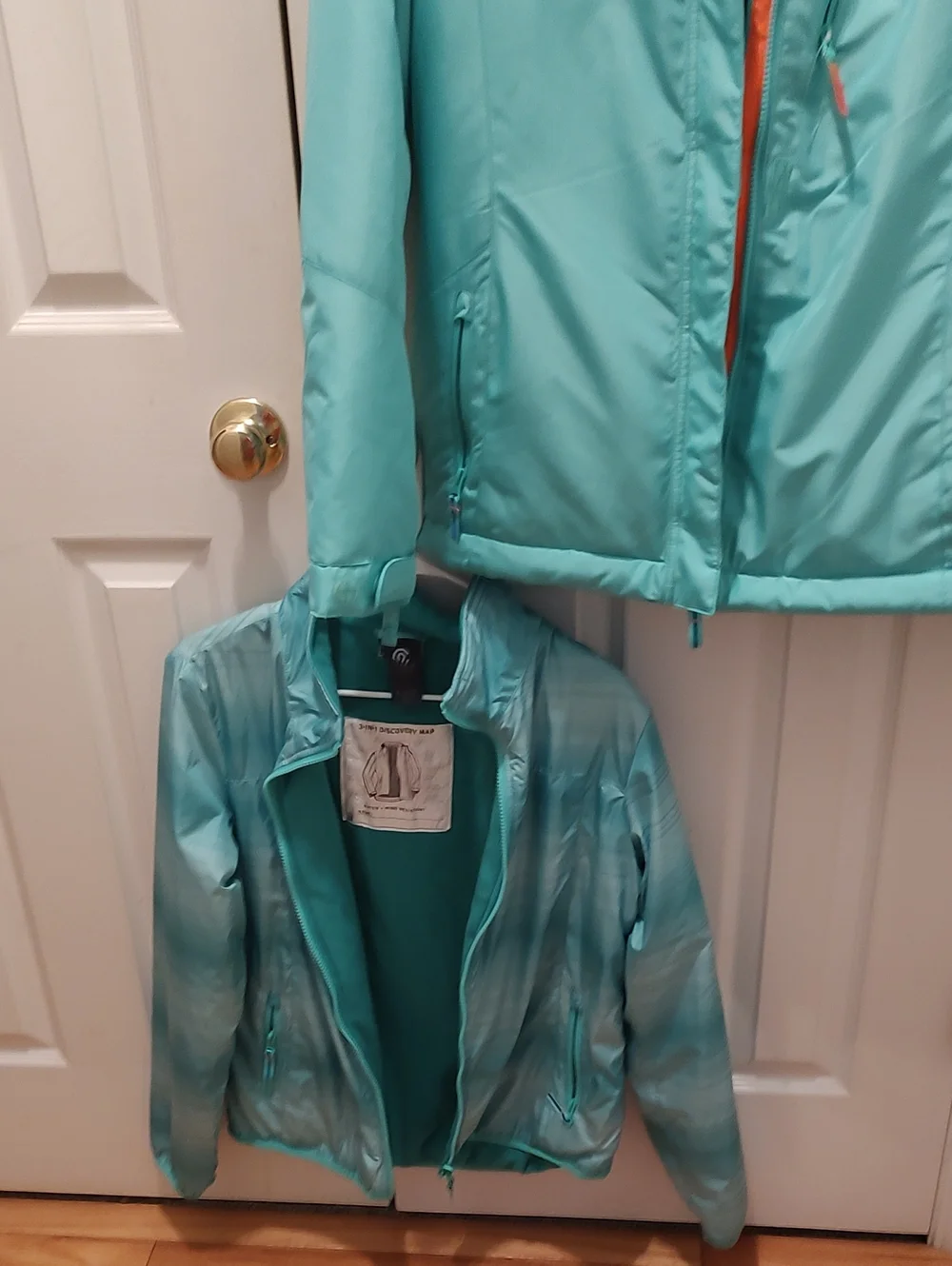 Champion Teal Girls 14/16 3 Way Coat